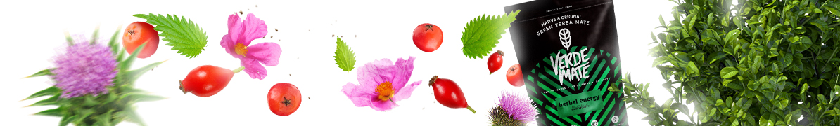 Baner Verde Mate Green Herbal Energy - ziołowa yerba mate na oczyszczenie