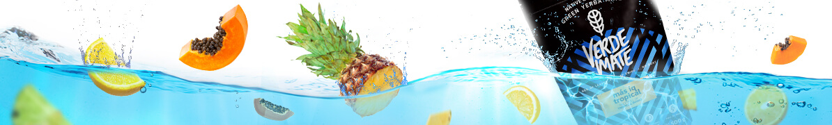 Baner Verde Mate Green Mas IQ Tropical – yerba mate z tropikalnymi owocami