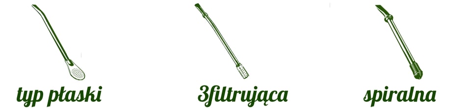Rodzaje bombill do yerba mate