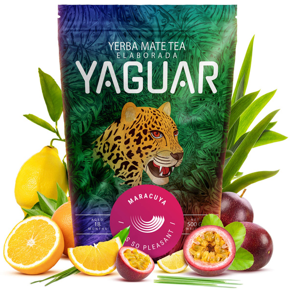 Zestaw Yerba Mate Yaguar Owocowe 3x500g 1,5kg