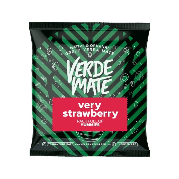 Verde Mate Green Very Strawberry - Zbliżenie