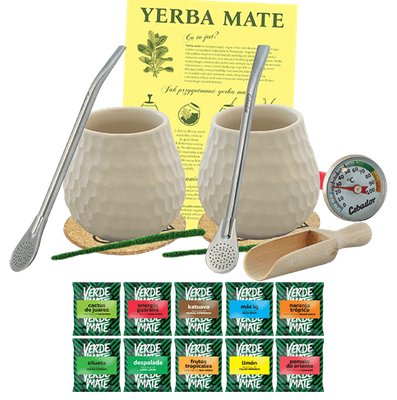 Zestaw yerba mate dla pary 10x50g