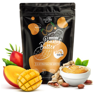 Nustino – Masło Orzechowe w Proszku – Mango (bez dodatku cukru) 400 g