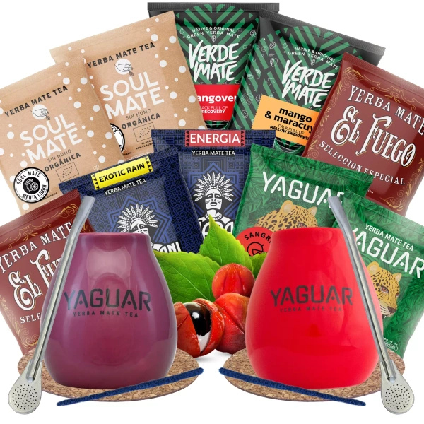 Zestaw Yerba Mate dużo rodzajów dla pary PREMIUM