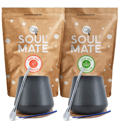 Zestaw Yerba Soul Mate Energia dla dwojga Bombilla