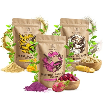 Zestaw Kolorowe Matche: Yellow Matcha + Pink Matcha + White Matcha