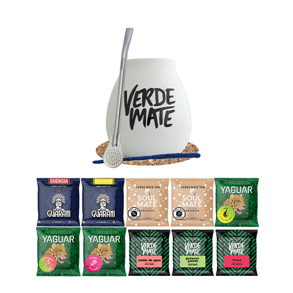 Zestaw Yerba Mate Green 500g Tykwa Bombilla 10x50g