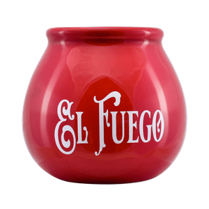 Zestaw yerba mate El Fuego tykwa ceramiczna bombilla