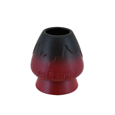 Kusenaoshi – Ceramiczna podstawka pod Chasen – Mountain (czerwona)