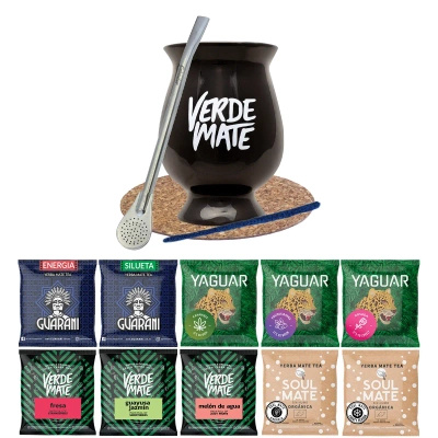 Zestaw prezentowy Yerba Mate 500g Tykwa 10x50g