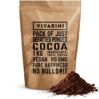 Vivarini – Kakao alkalizowane ciemne (proszek) 1 kg