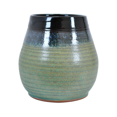 Matero Ceramiczne Niebla (czarno-zielone) 300 ml – seria Crater