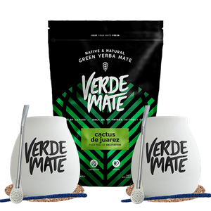 Zestaw Startowy dla dwojga Yerba Mate Verde Mate Cactus de Juarez 500g