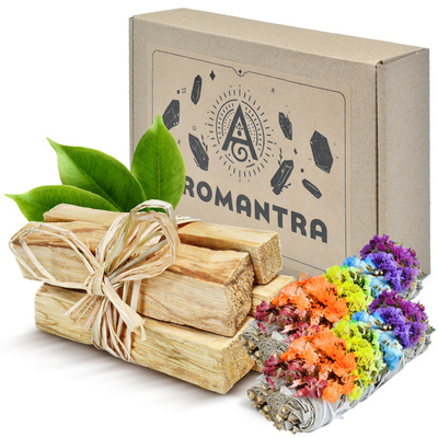 Zestaw prezentowy: Palo Santo 50g + biała szałwia Siedem Czakr
