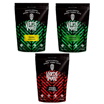 Zestaw Yerba Verde Mate Green 3x500g
