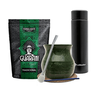Zestaw Yerba Guarani Elaborada 500g Tykwa Termos
