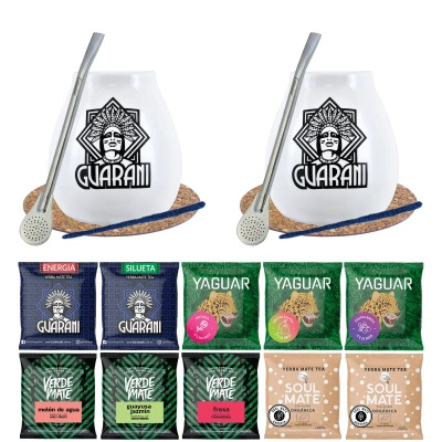 Ogromny Zestaw dla dwojga Yerba Mate Mix 10 x 50 g