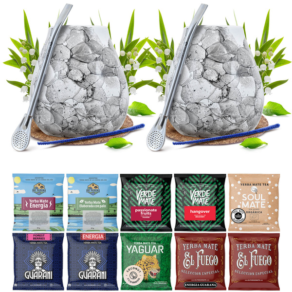 Zestaw Yerba Mate DLA DWOJGA Matero Bombilla 