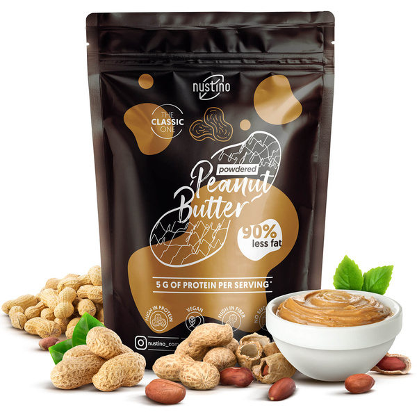 Nustino – Masło Orzechowe w Proszku – Classic (bez dodatku cukru) 400 g