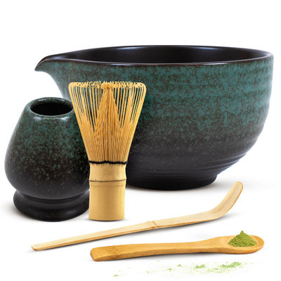 Zestaw akcesoriów do parzenia herbaty matcha
