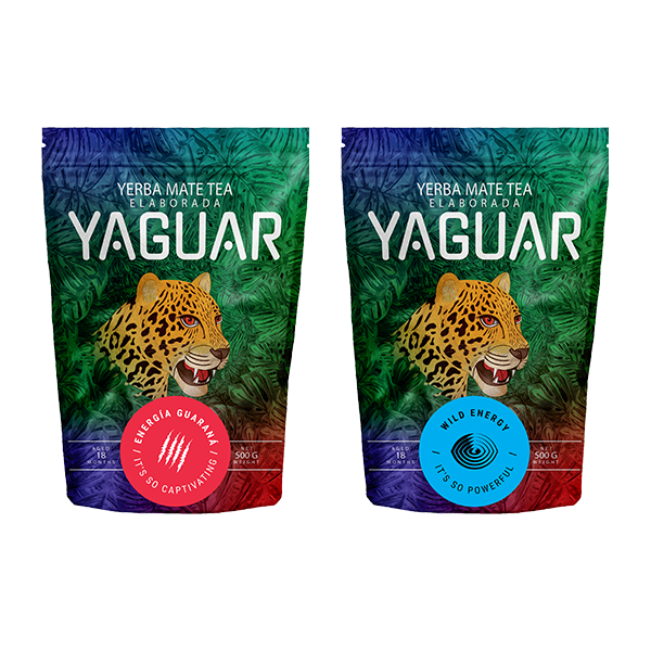 Yerba Mate Yaguar Energia + Wild Energy 2x500g