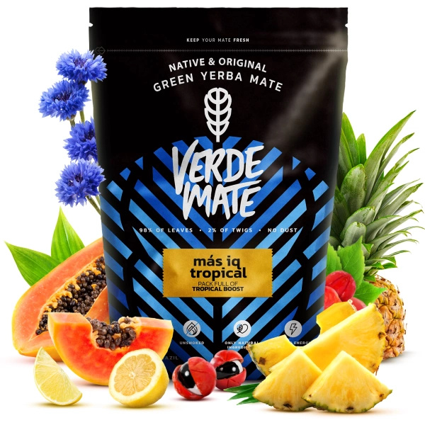Zestaw Yerba Mate Verde Green Owocowe 3x500 1,5kg