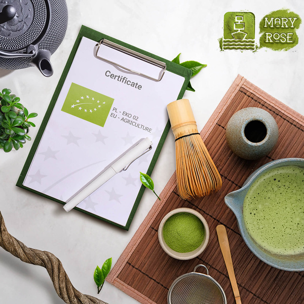 Mary Rose – Japońska Herbata Zielona Matcha Tenno (BIO) Ceremonialna 30 g