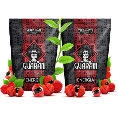 Yerba Mate Guarani Energia con Guarana 2x500g=1kg
