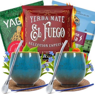 Zestaw Yerba Mate Energia DLA DWOJGA Matero Bombilla