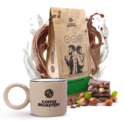 Zestaw Coffee Broastery: kawa Brazil Mogiana + kubek