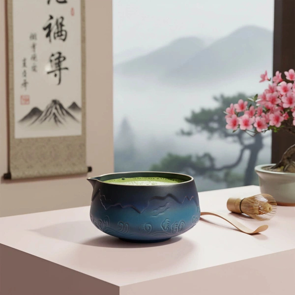 Zestaw ceremonialny do parzenia herbaty matcha: japońska matcha BIO ceremonialna 30g + akcesoria