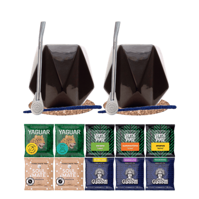 Zestaw Yerba Mate Diamante Bombilla dla dwojga