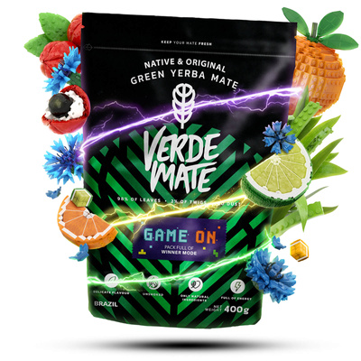 Verde Mate Green Game On 0,4 kg – yerba mate dla graczy o smaku energy drinka