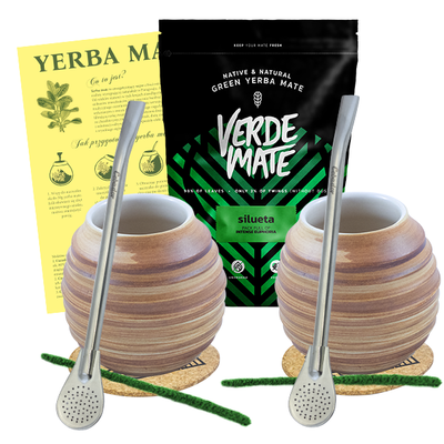 Zestaw dla dwojga z Verde Mate Silueta 0,5kg